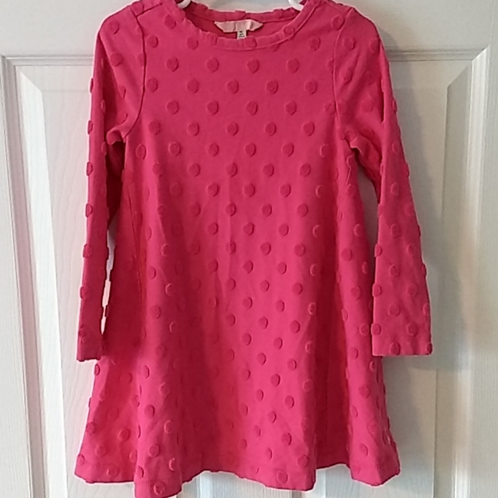 Joules fuschia trapeze dress